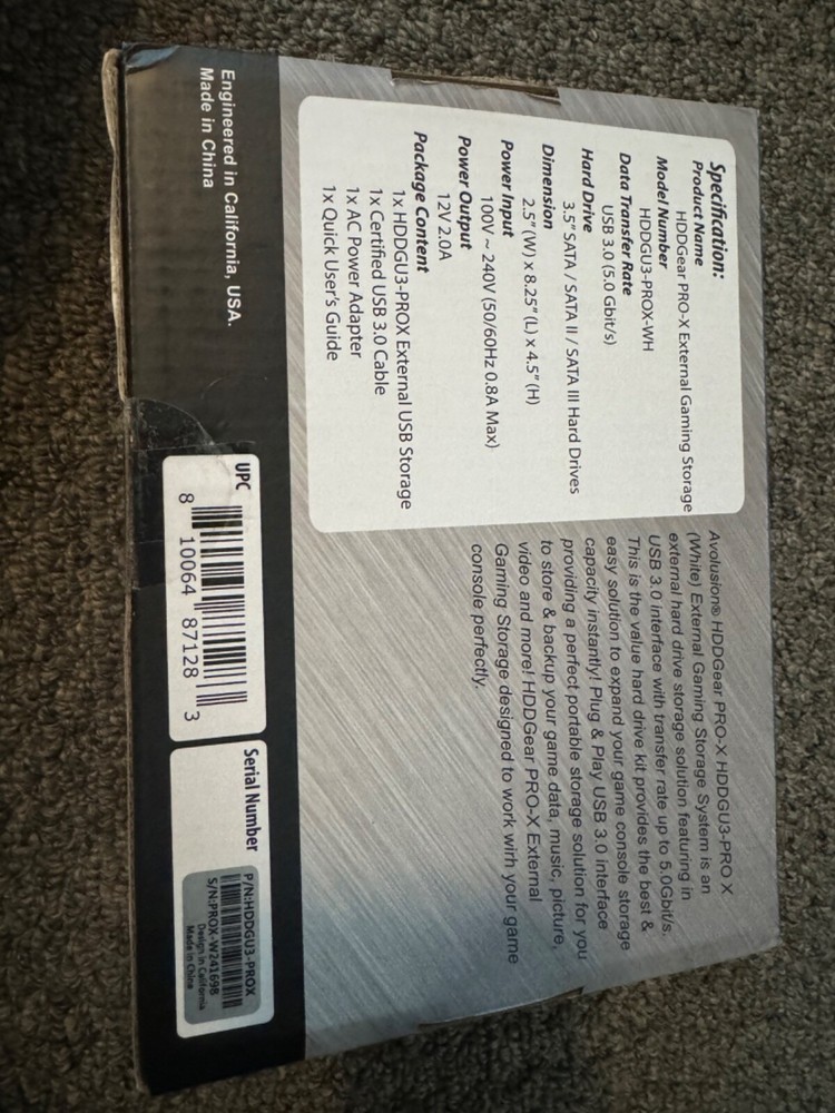 avolusion external gaming storage