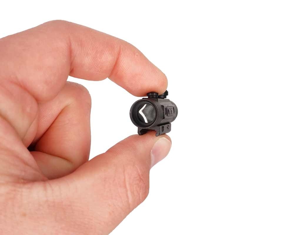 GOARED-DOT MINIATURE SCALE ACCESSORY RED DOT SIGHT (BLACK)