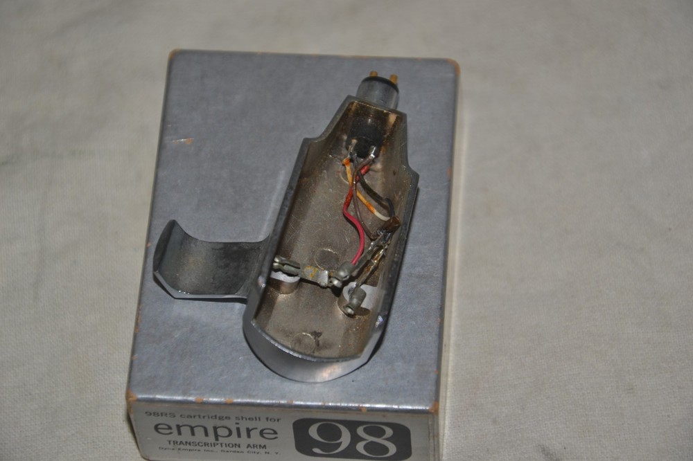Original Vintage Empire 98 Turntable tonearm Headshell