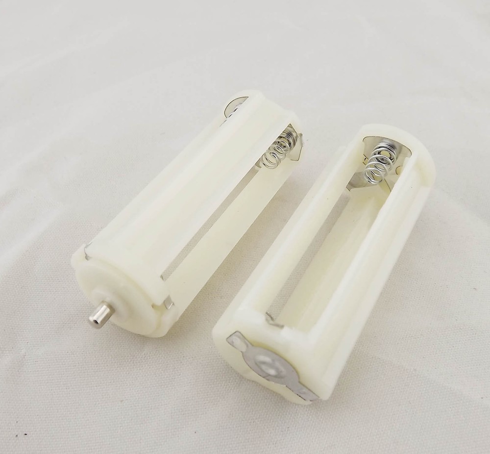 100pcs Replacement Battery Holder Case Box 3x AAA LR03 UM-4 For Flashlight White