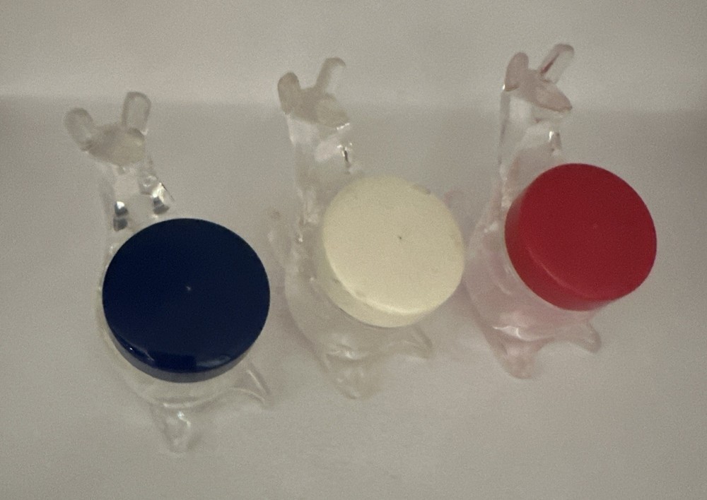 Kangaroo Acrylic Storage Jars Multi Colors Excellent Plus