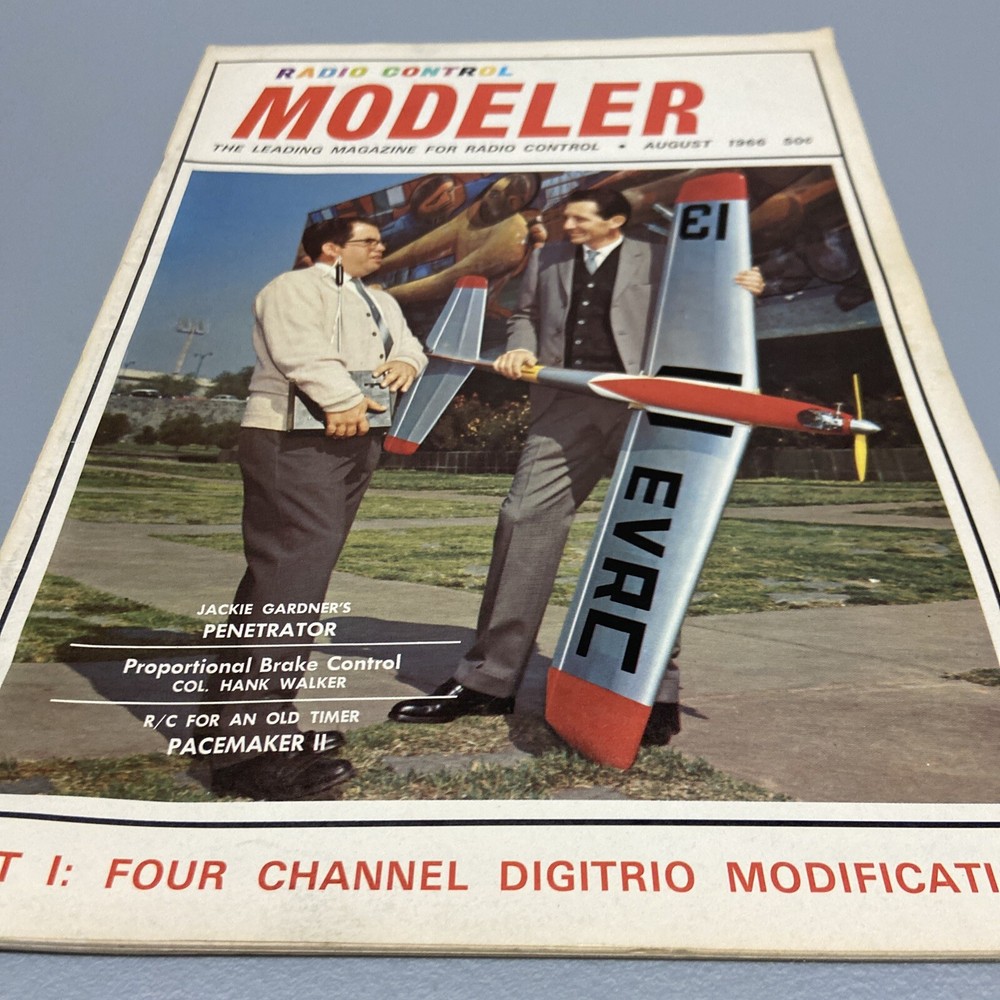 Radio Control Modeler Magazine August 1966