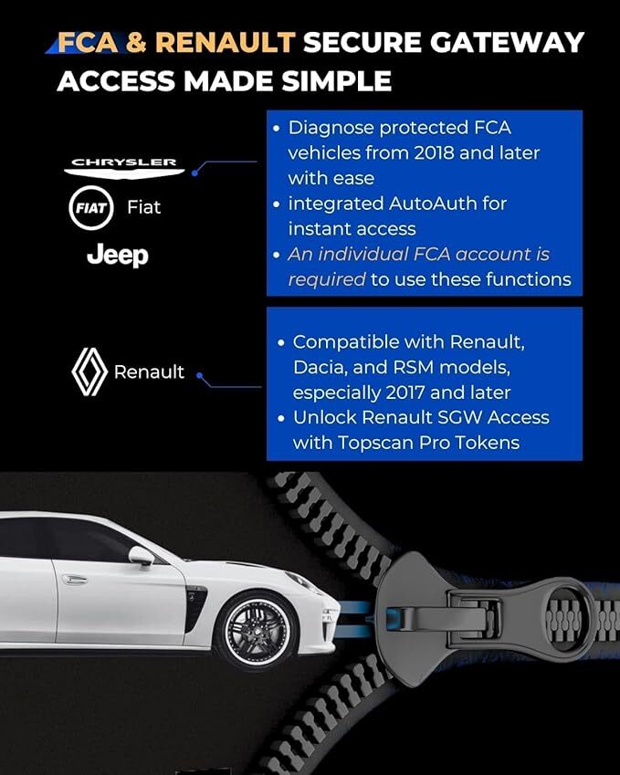 TOPDON Topscan PRO+ Key Programmer Pin Code Reader All Key Lost Programming Tool