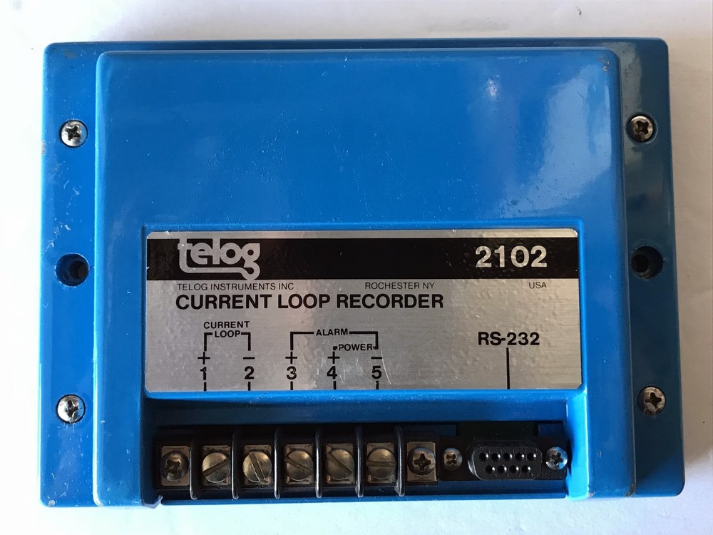 TELOG INSTRUMENTS INC. 2102-42 CURRENT LOOP RECORDER w/ RS-232 SERIAL INTERFACE