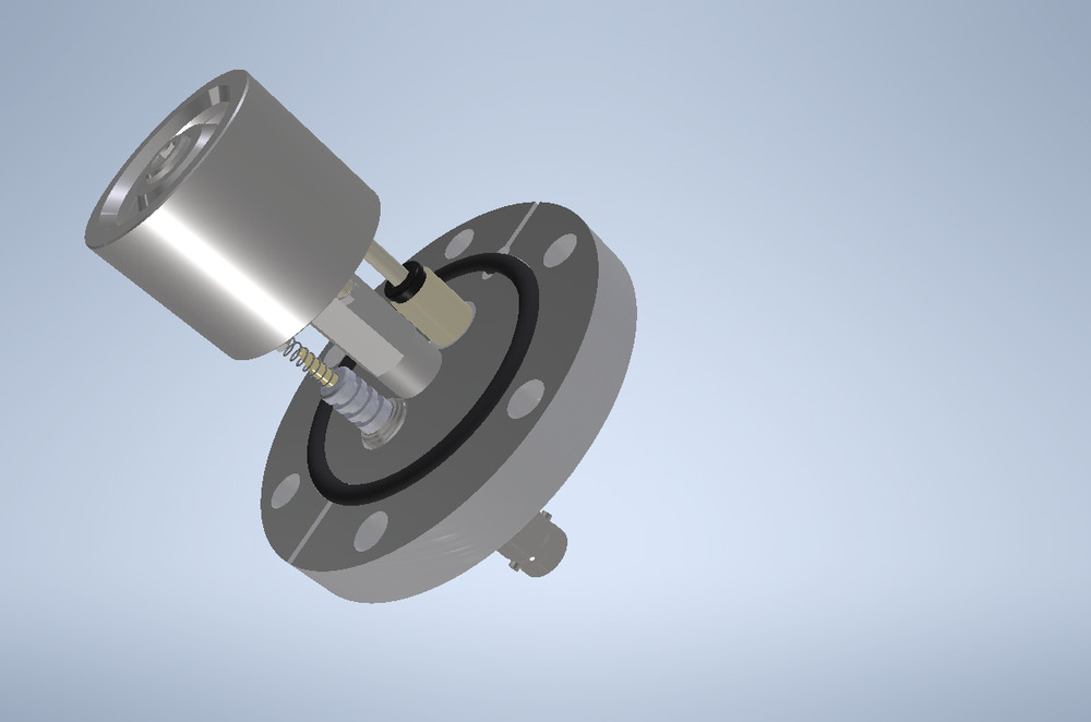 Anode layer ion source plasma sputtering thin film 2.75" conflat SHV baseplate