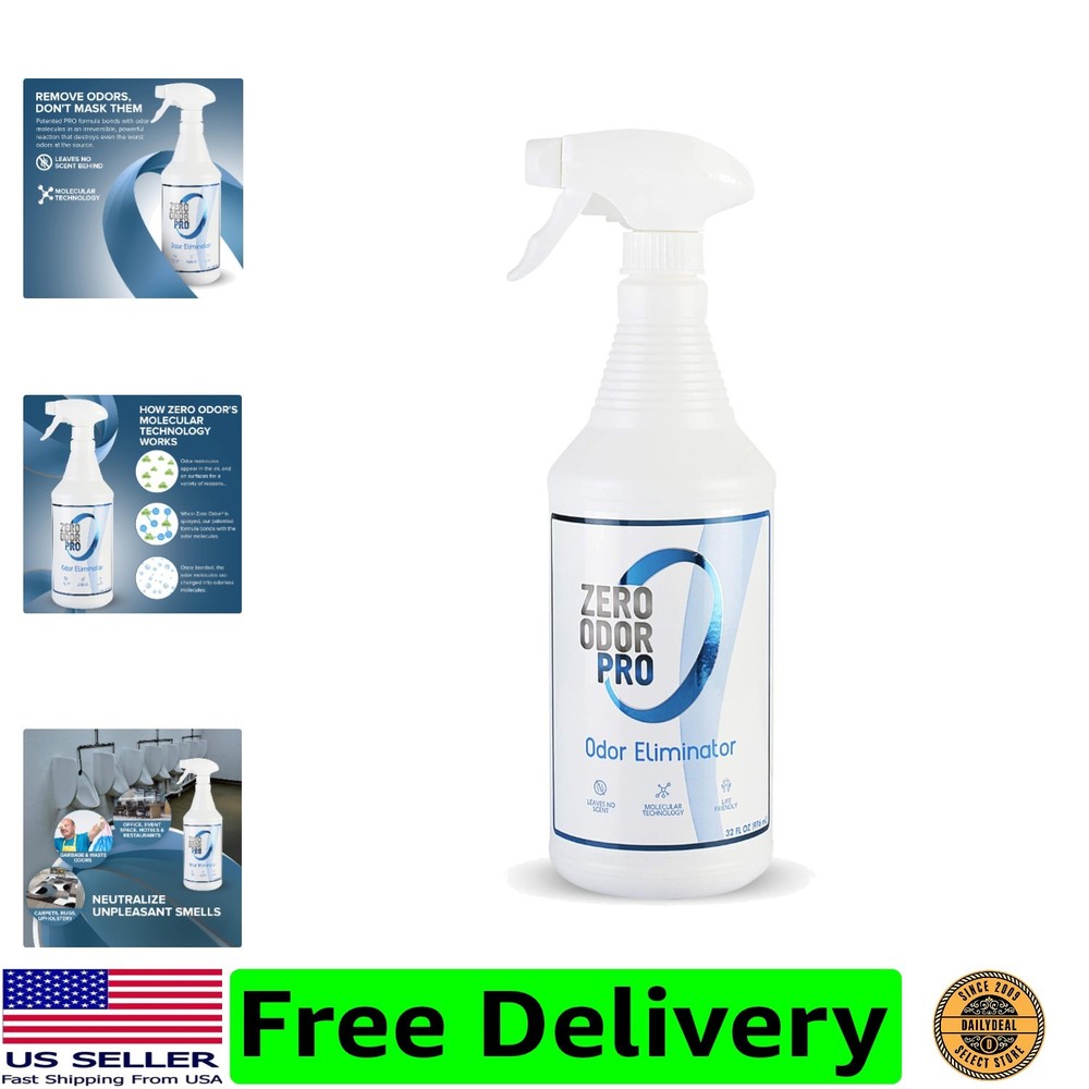Pro - Commercial Strength Eliminator Odor Neutralizer, Room Deodorizer Odor E...