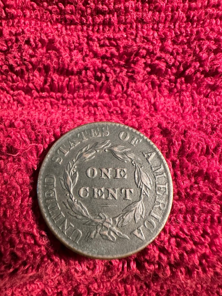 1824 Large Cent . Nice VF-XF Coin.