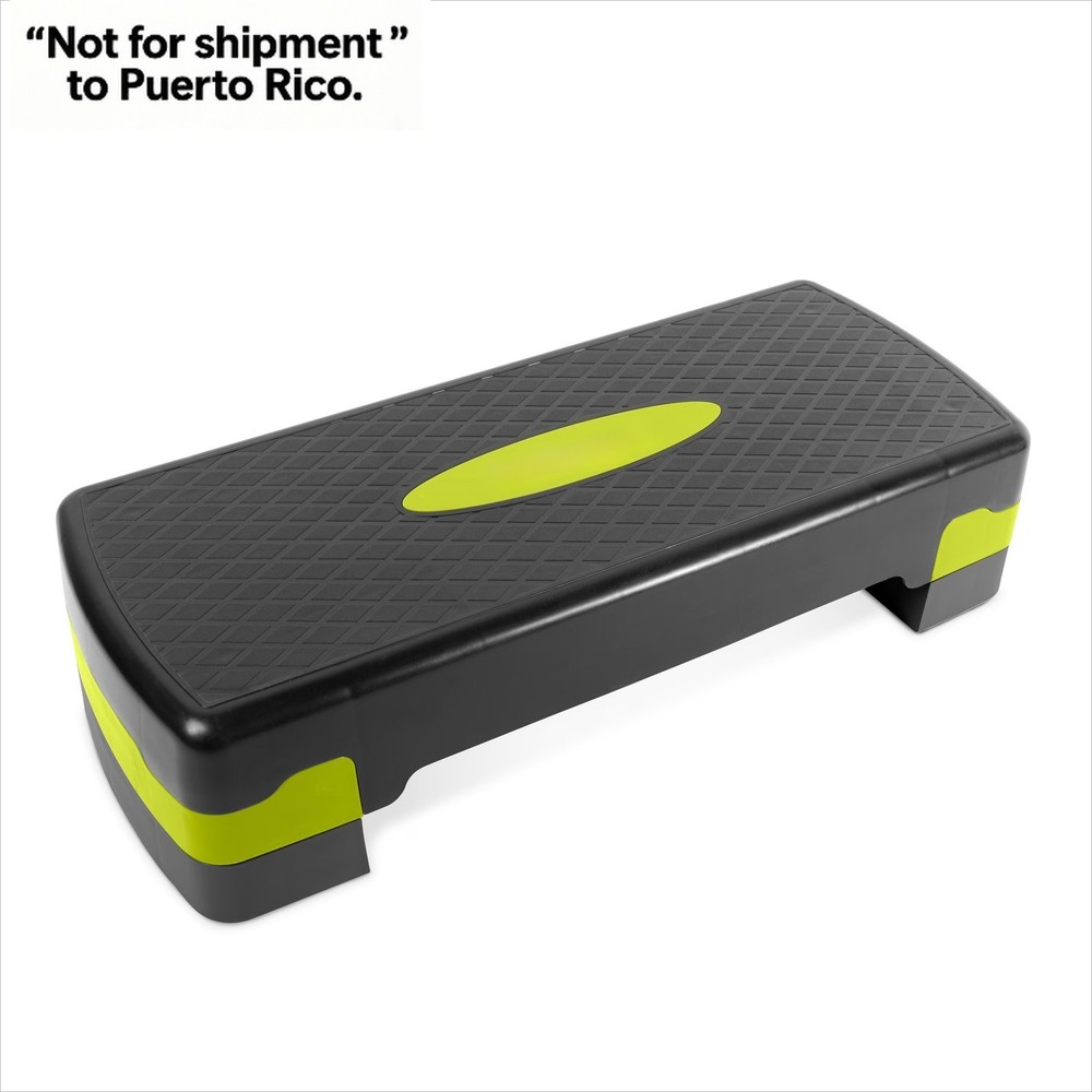 Aerobic Step Platform, Black and Yellow