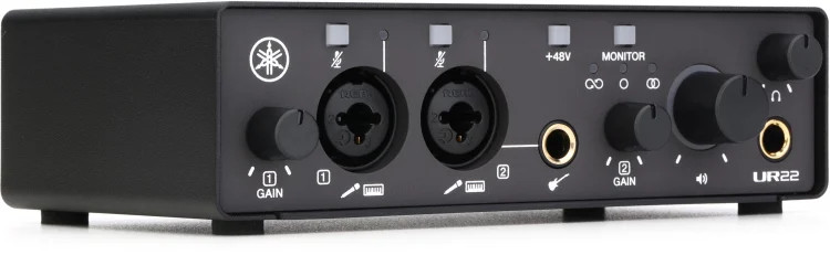 Yamaha UR22-MK3 USB-C Audio Interface with Software Suite - Black