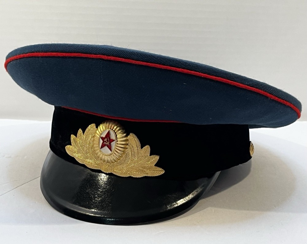 Vintage Soviet Union Officer's Visor Cap