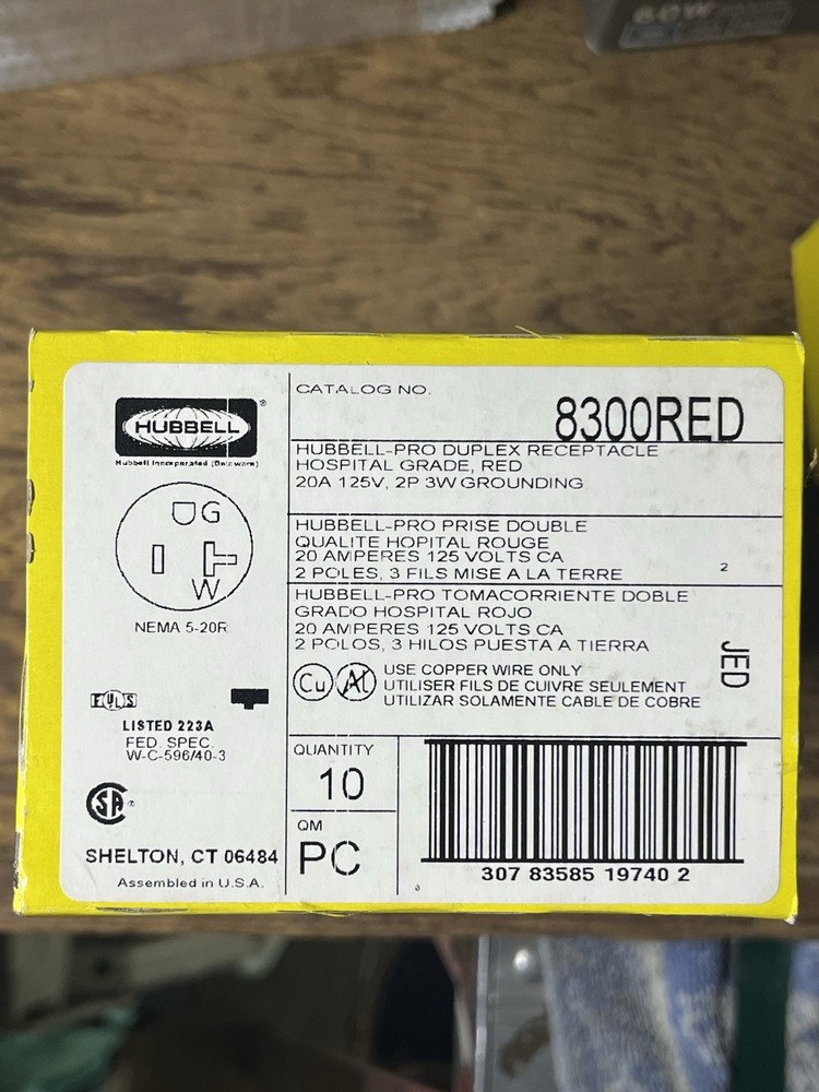 Hubbell 8300RED