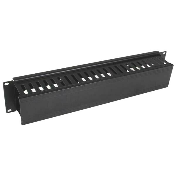 StarTech Cable Management Panel 2U Horizontal Finger Duct Rack Removeable Cover
