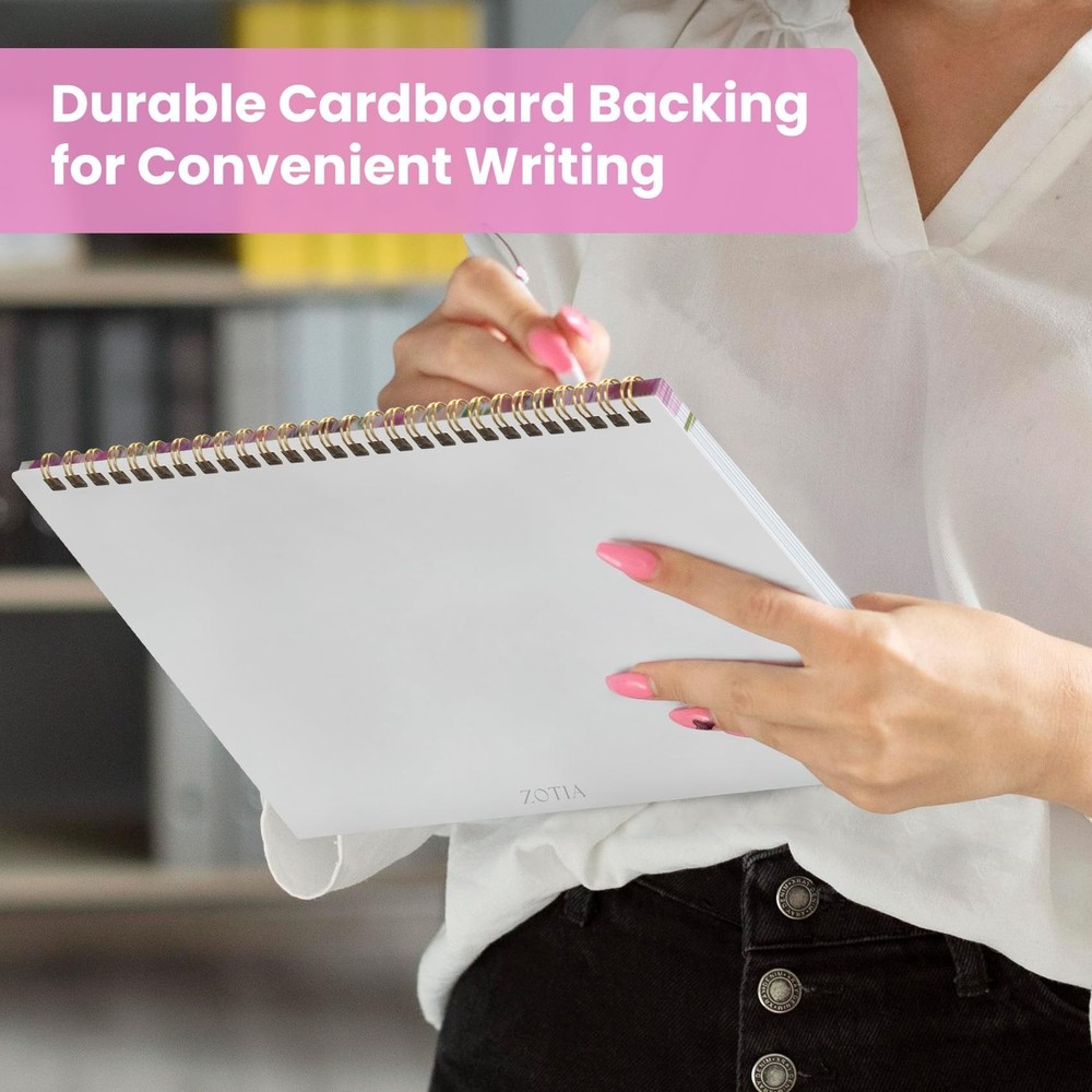 Weekly To Do List Notepad with 52 Undated Sheets（8.5"×11"）- U
