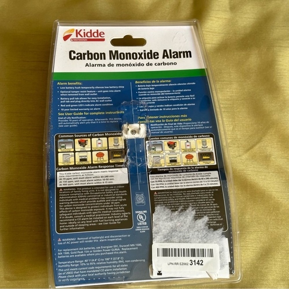 kidde carbon monoxide detectors
