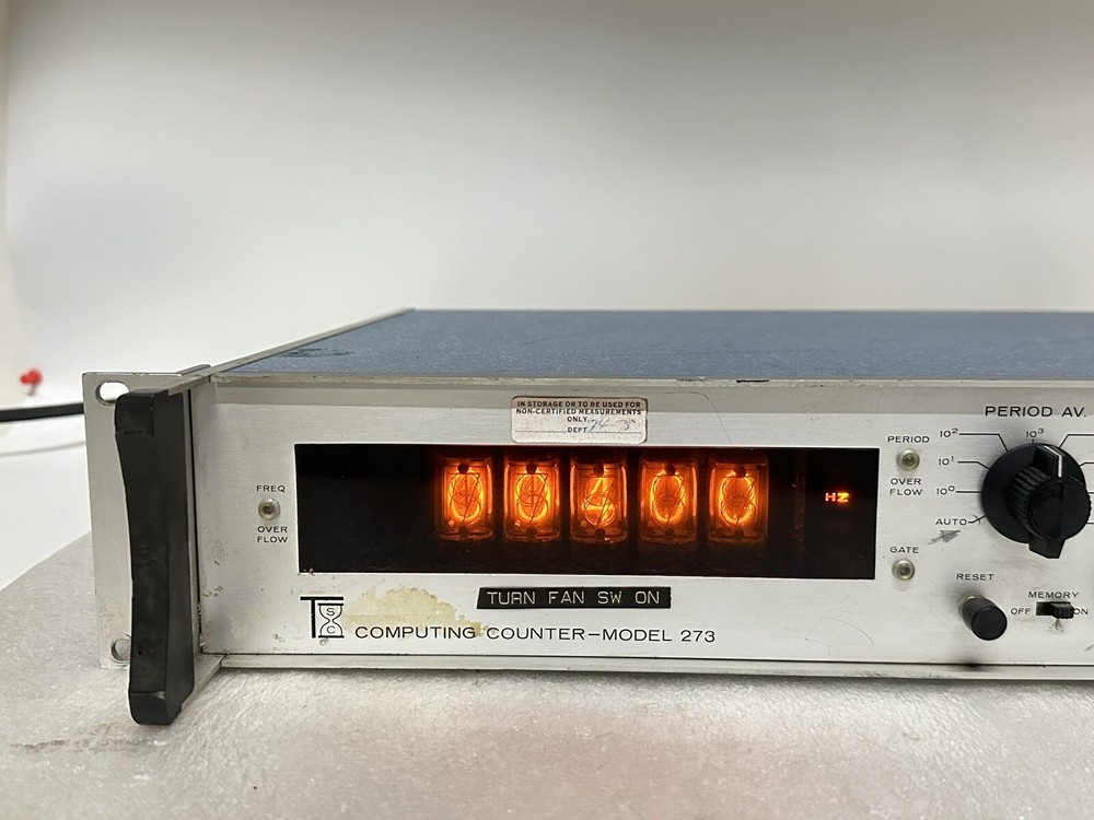 Vintage TSC Time Systems Corp Computing Counter Model 273 ~ Power On / Untested