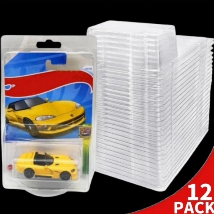 12Pack Mainline Standard Protector Case Storage for Hot Wheels and Matchbox US