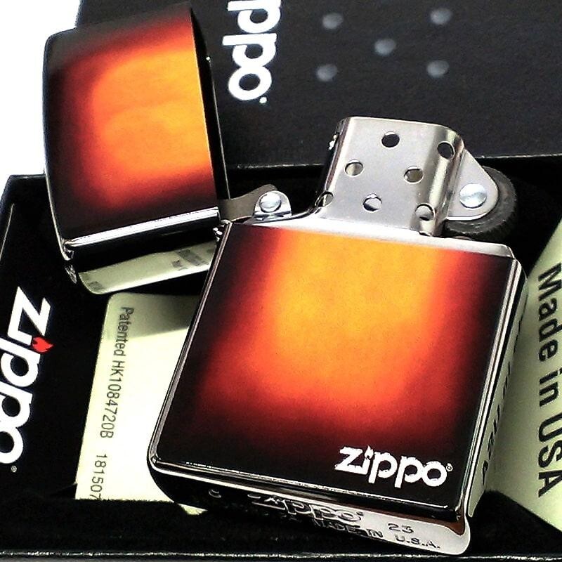 ZIPPO Oil Lighter Sunburst Wood 2 sided Processing Gradation Regular Case Japan
