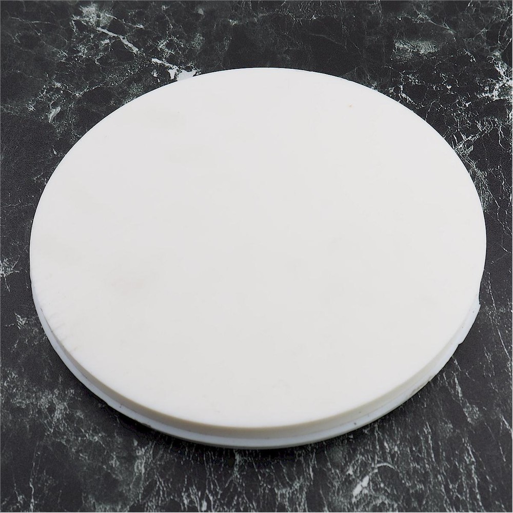 Ertalyte PET-P PLASTIC Solid Round Disk 7-3/8" OD x 3/4" Semiconductor/Military