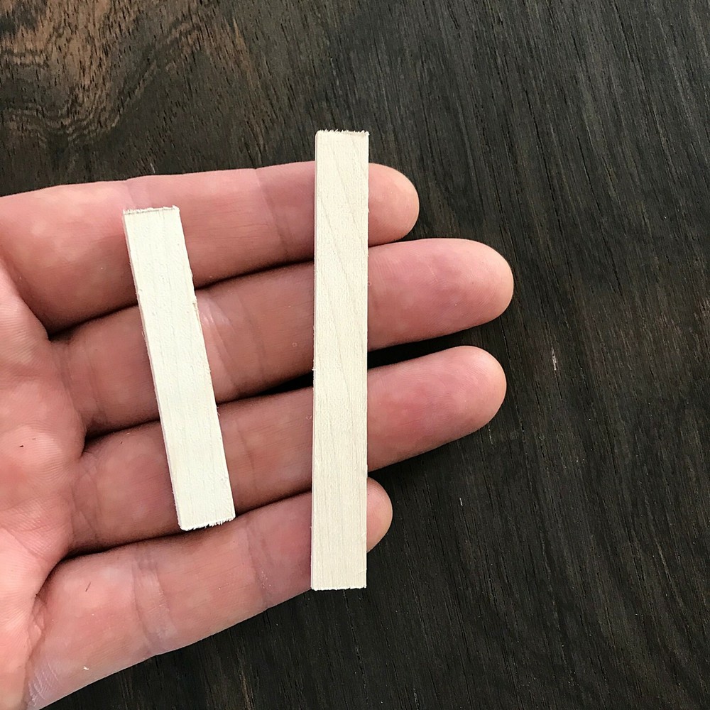 SADDLE & NUT BLANK FOR CLASSICAL GUITAR - EUROPEAN MAPLE