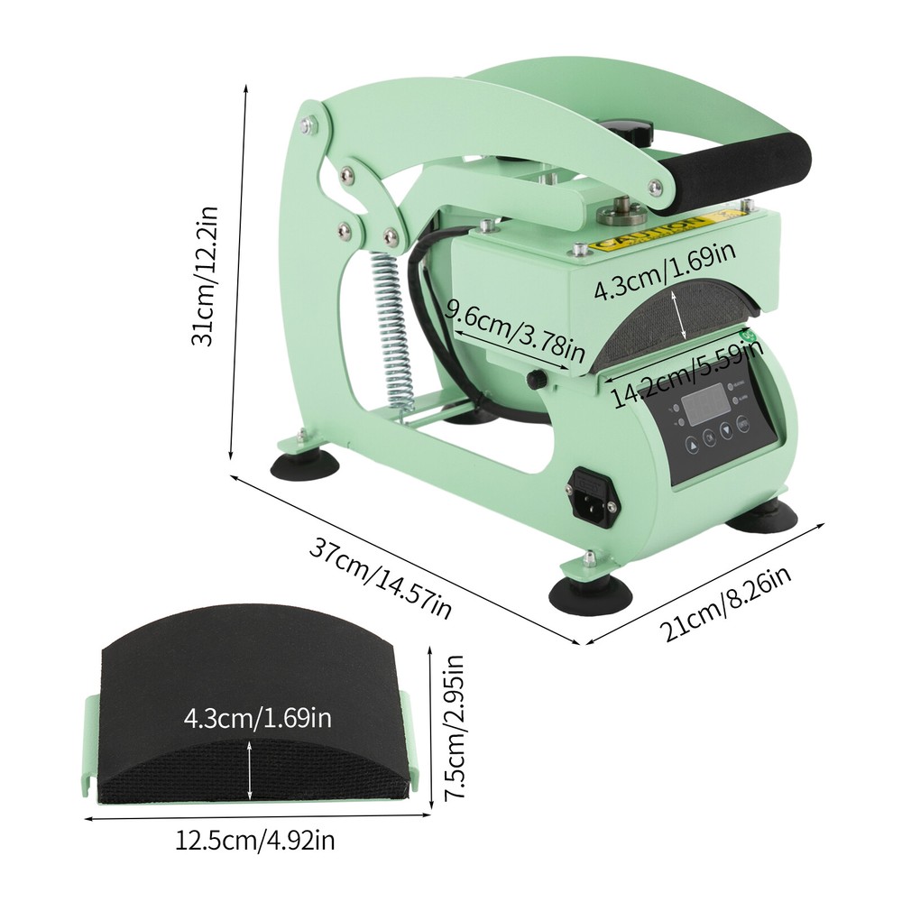 2-In-1 Hat Heat Press Machine Heating Plate Press Machine Temperature Control