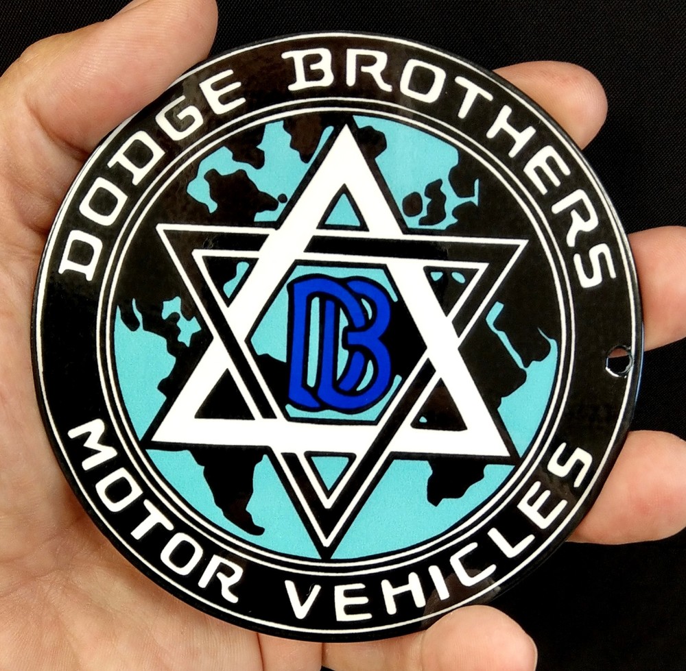 Dodge Brothers Motor Vehicles Logo Metal Magnet - 4"