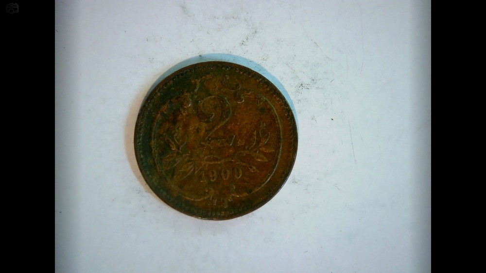 Austria-Hungary 1900 2 Heller Coin