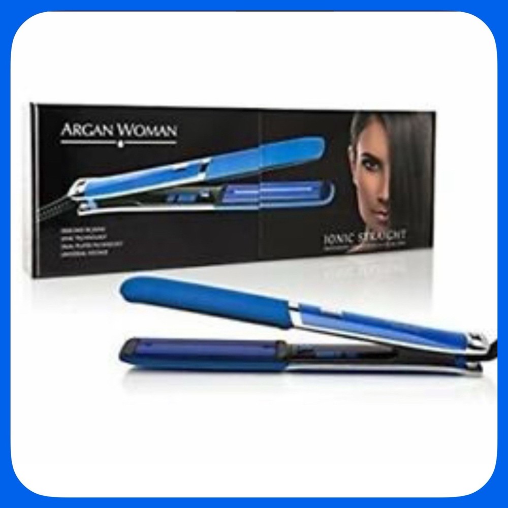 Argan Woman Ionic Straight Professional Straightening & Styling Iron New In Box