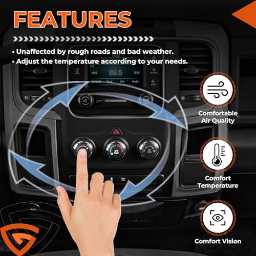 Front Climate Control Module 599-217 Heater A/C Control Switch fit for Dodge