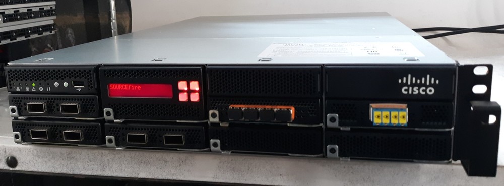 Cisco SourceFire PG35-2U-AC/DC Security Appliance w/ 2x 1000W PSU+2x Caddy+Cords