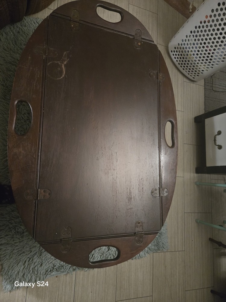 Beautifully Carved Antique Coffee Table.