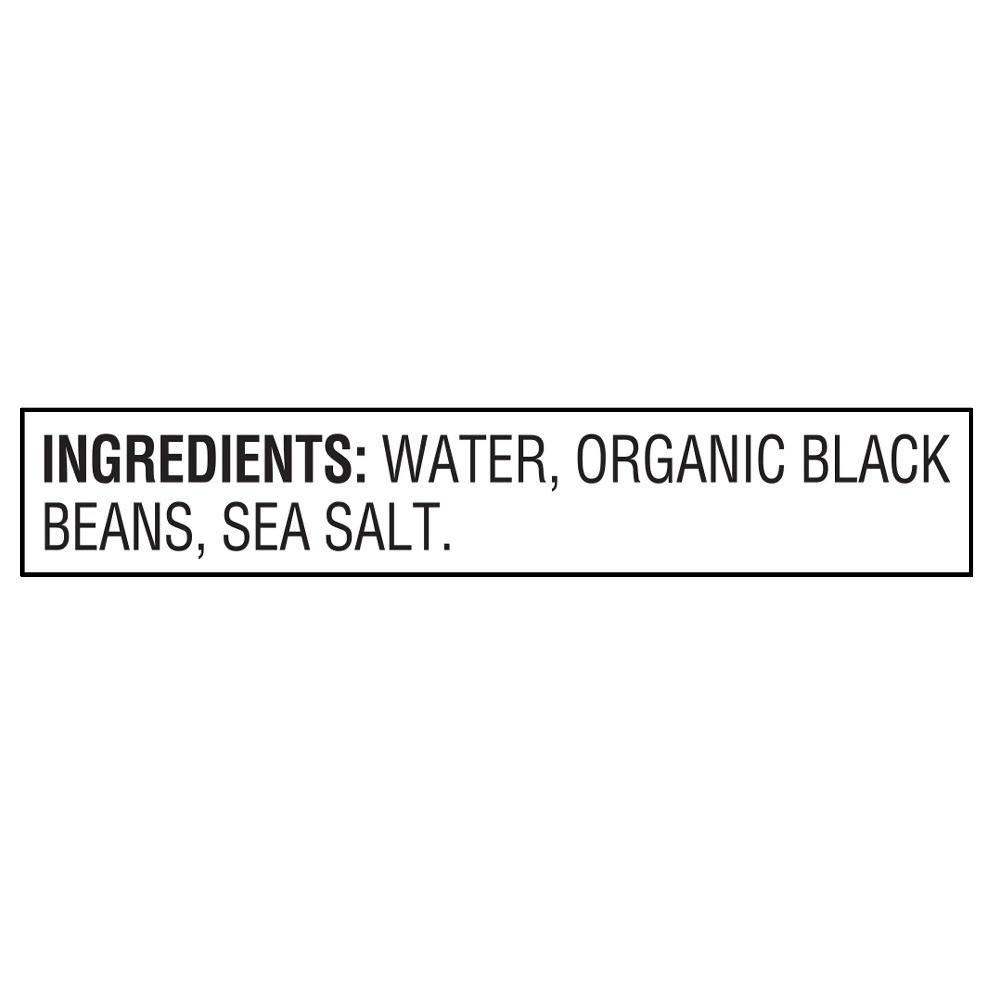 (12 pack) Organic Black Beans, Canned, 15 oz