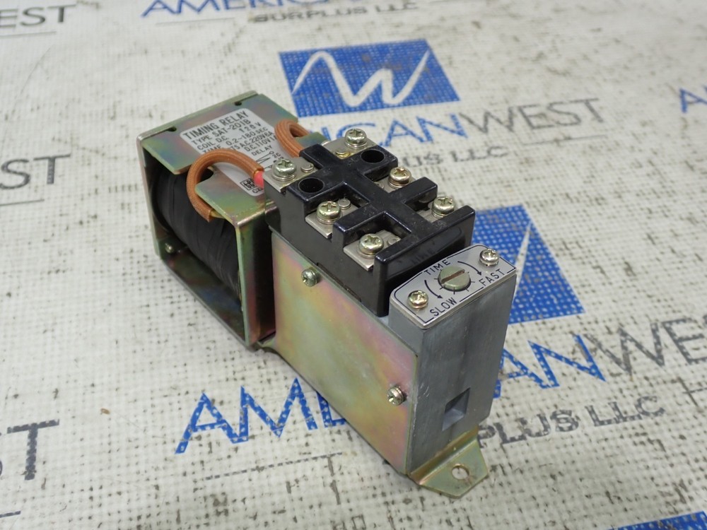 TEC SAT-201B Pneumatic Timing Relay 120V Coil