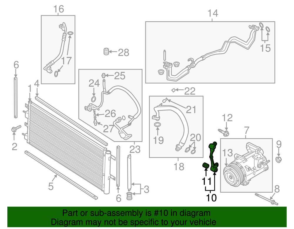 Genuine Ford Mount Bracket DS7Z10A313B