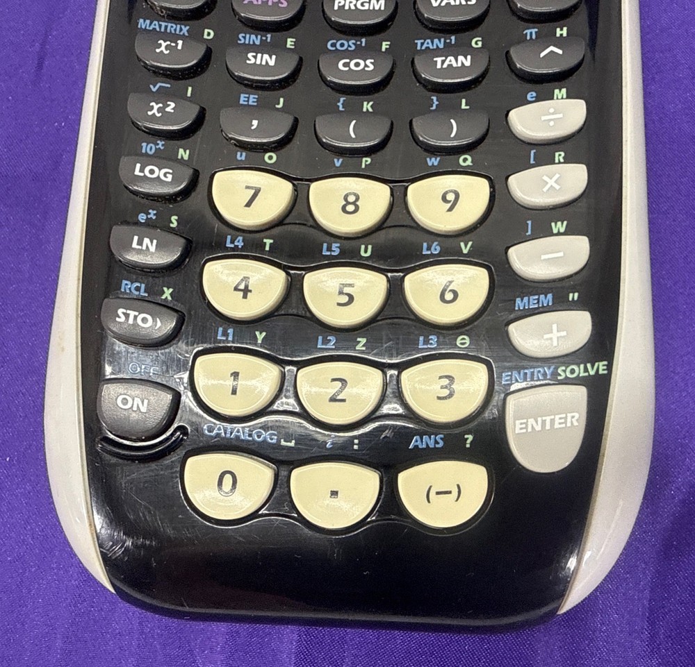 Texas Instruments TI-84 Plus Silver Edition Graphing Calculator Gray w/ Cover