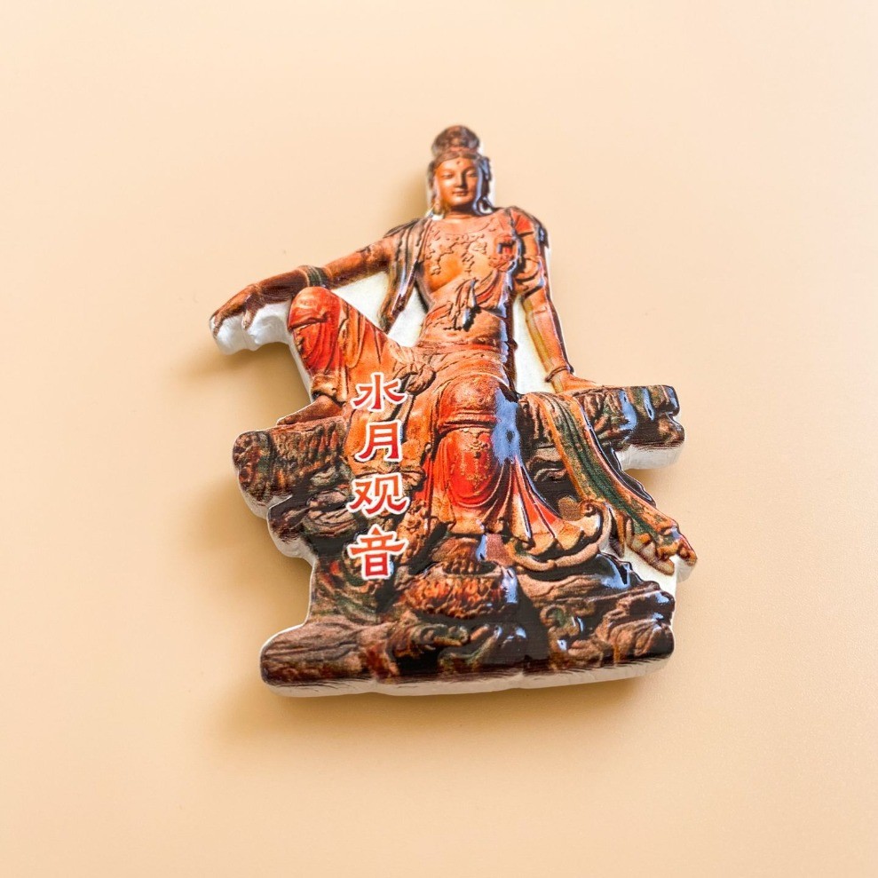 Buddha Guanyin Statue Fridge Magnet Buddhist Decor