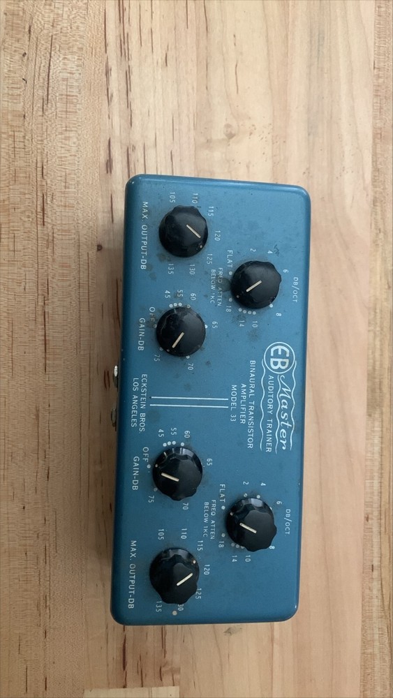 Eckstein Bros model 33 auditory trainer