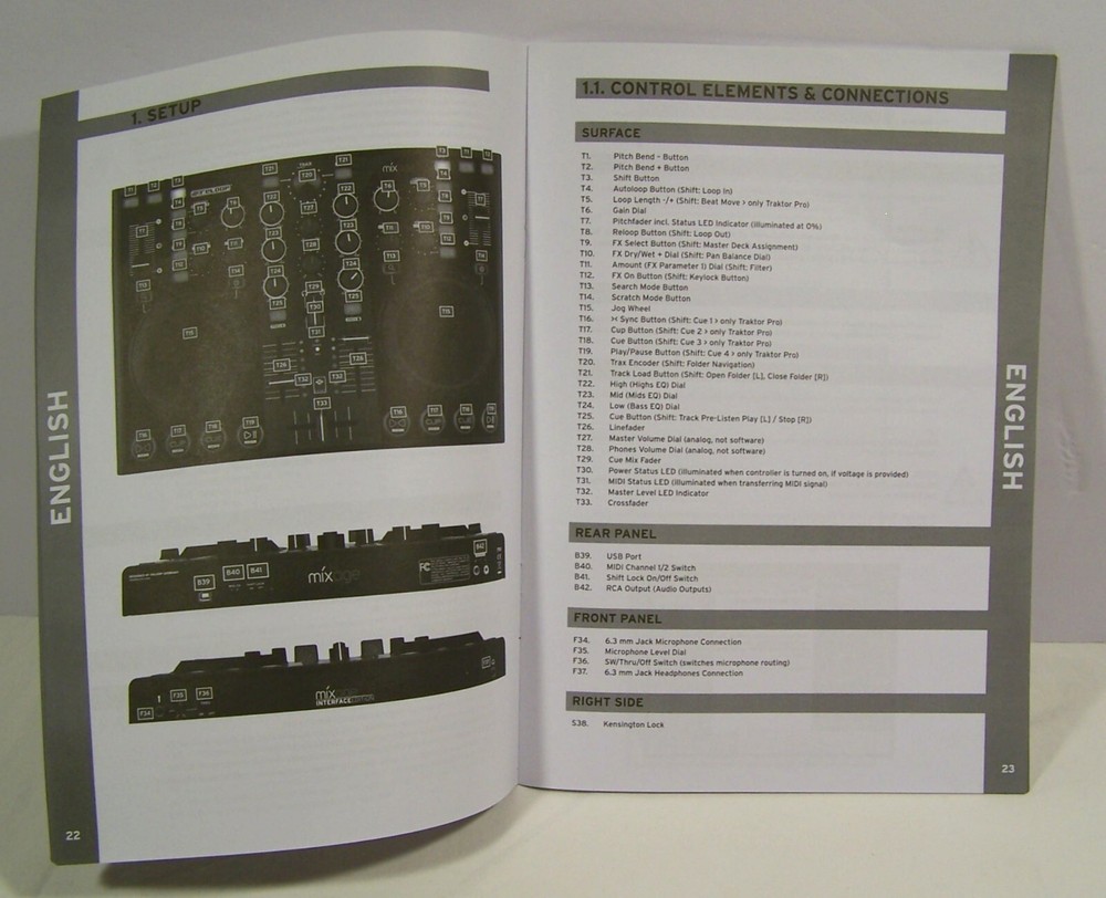 Reloop MIXAGE MK2 Interface Edition Professional DJ-USB/MIDI Controller