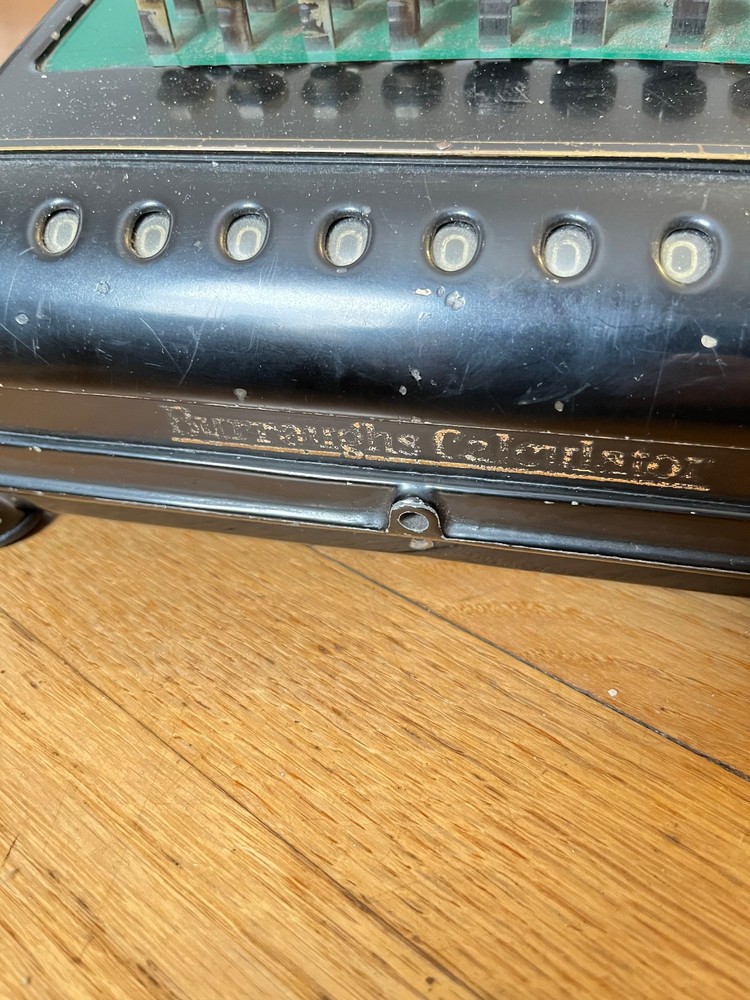 Antique Burroughs Class 5, 10 Column, Key-Driven (Comptometer) Calculator