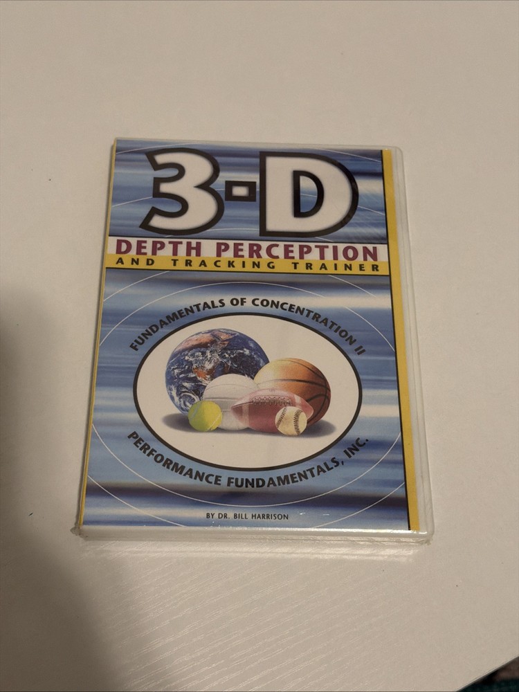 3d Depth Perception & Tracking Trainer By Dr. Bill Harrison CD-ROM