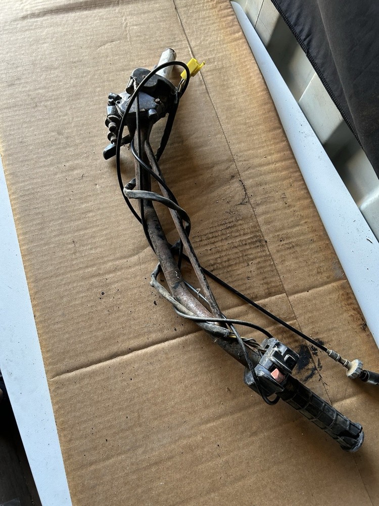 Suzuki Lt80 Handlebars And Switch Thumb Throttle Cable OEM Untested