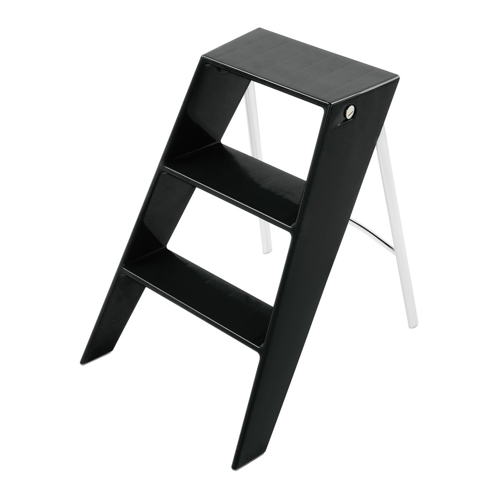 Folding Step Stool Step Stools for Adults 3 Step Ladder Folding Step Stool Black