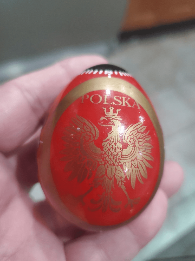 Polish Eagle Art Egg