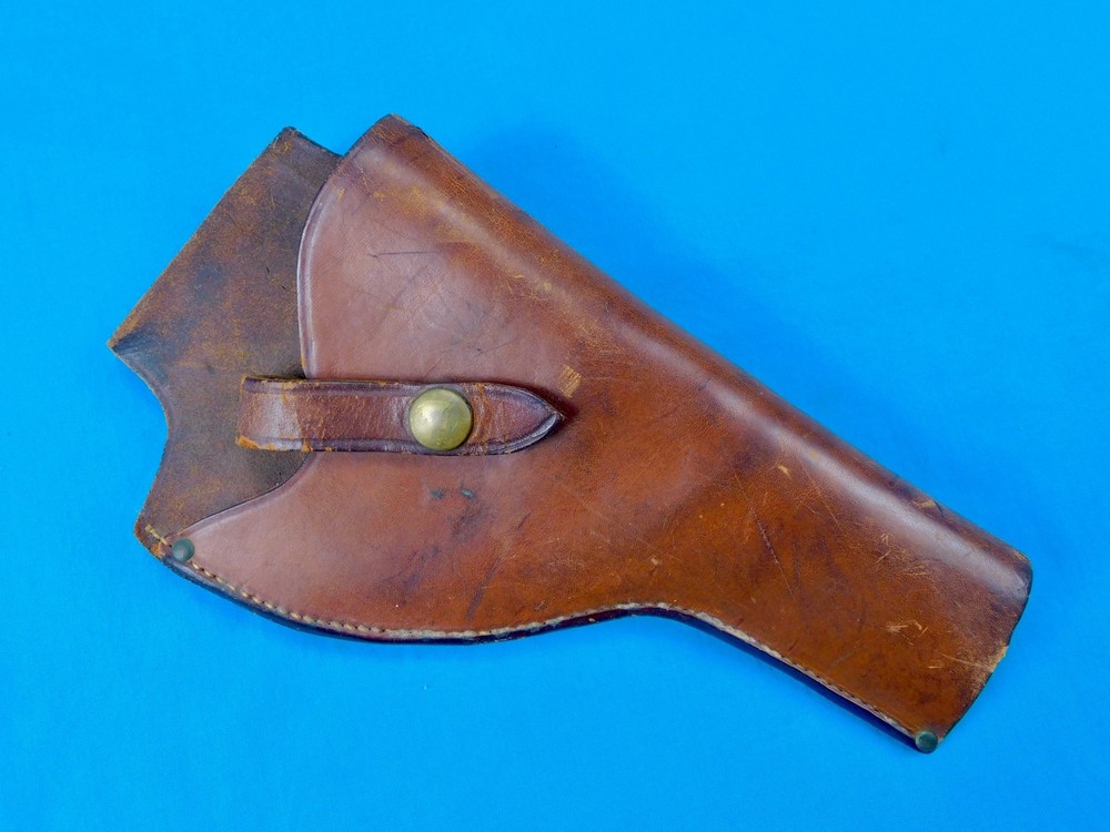 Vintage US Gun Pistol Revolver Hibbard Leather Holster