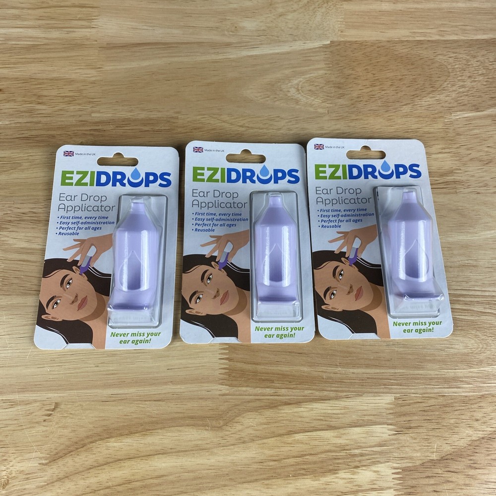 36 Ezidrops Ear Drop Applicators Easy Administration Reusable Never Miss NEW