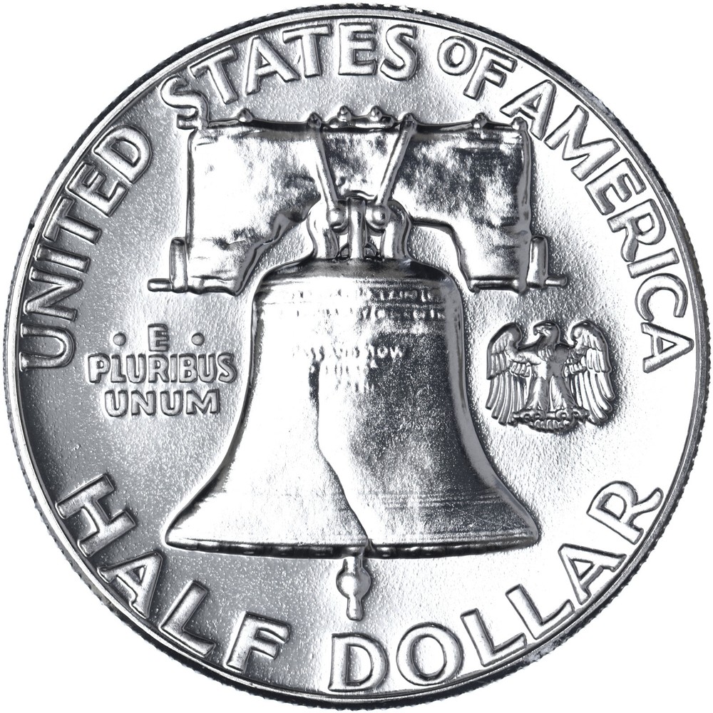 1957 (P) Franklin Half Dollar Gem Proof 90% Silver