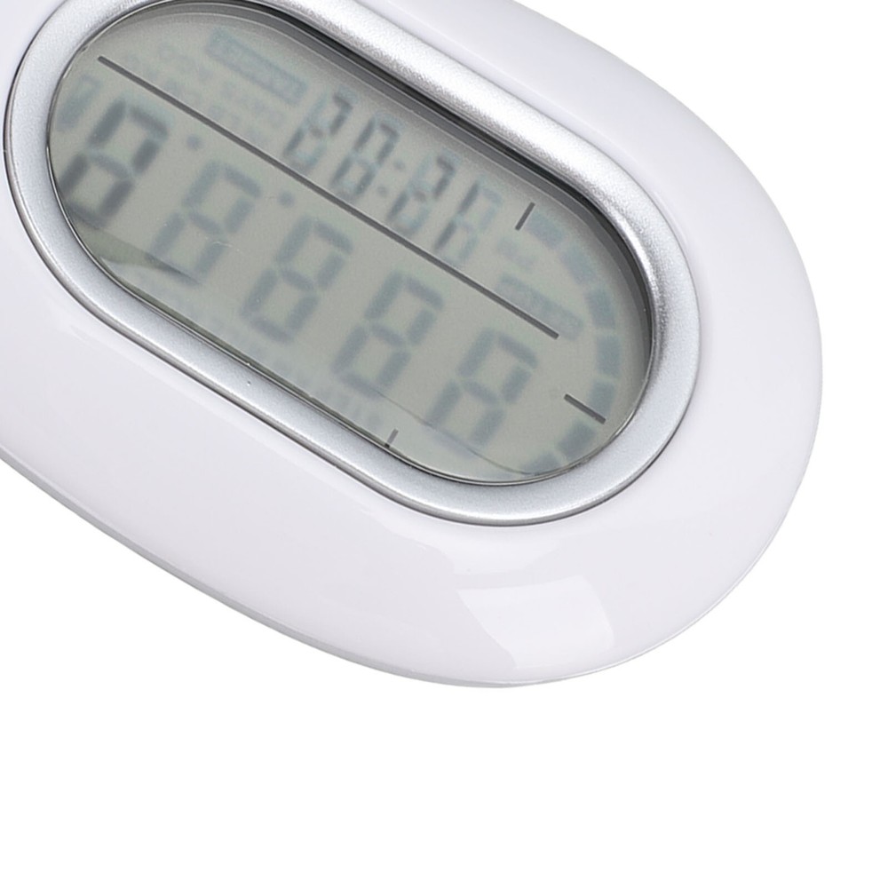 Walking Pedometer Electronic 3D Sensor High Accuracy White Step Counter