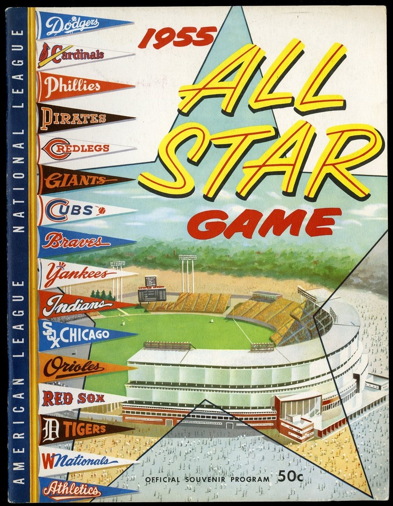 1955 Major League All-Star Baseball Program *WP1774