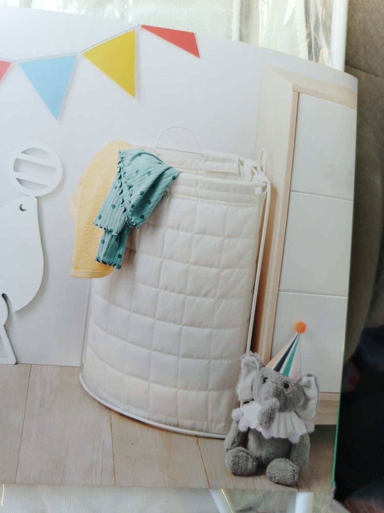 Pillowfort Laundry Hamper Boho Corner Quilted Basket Storage Bin