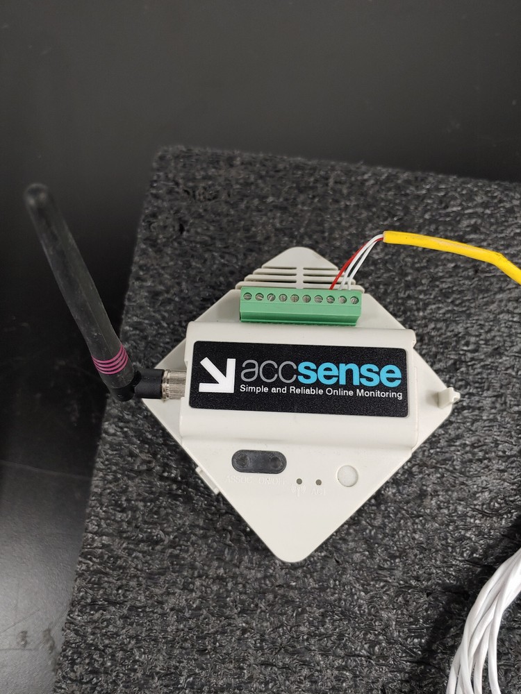 ACCSENSE A1-13 Wireless Temperature Data Logger Pod w E1-21 Temperature Probe
