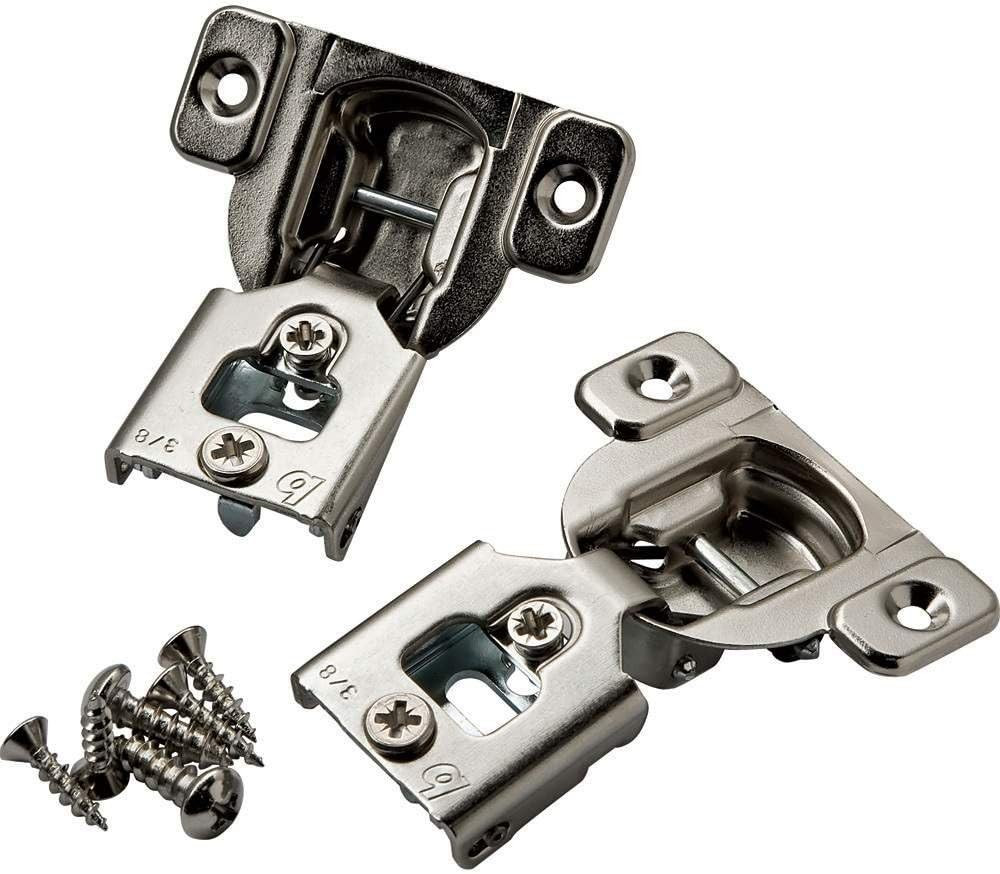 3/8'' Overlay 2-Way Face Frame Hinges (Pair)